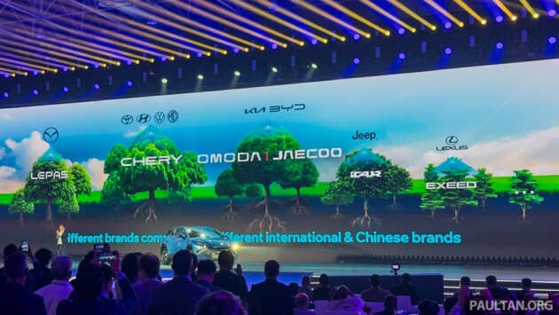 Chery says main brand equivalent to Toyota, Lepas to Mazda, Omoda & Jaecoo to BYD, iCaur to Jeep