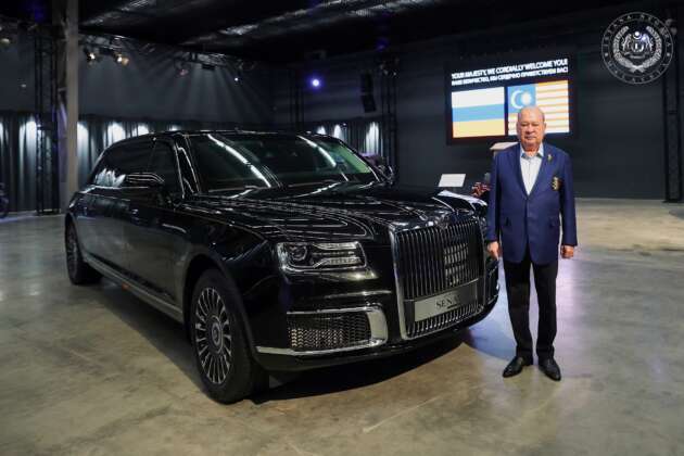 Agong Sultan Ibrahim Iskandar acquires Aurus Senat limousine as sign of strong Malaysia-Russia ties