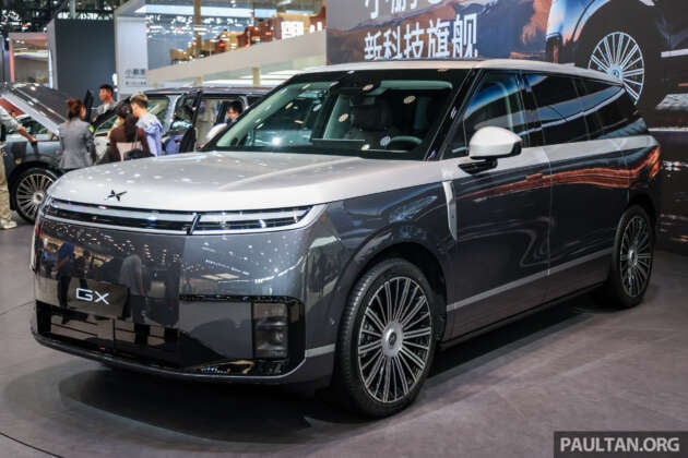 2026 Xpeng GX shown in Beijing – flagship SUV; EV up to 750 km CLTC, REEV 1,585 km combined; fr RM232k