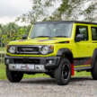 Suzuki Jimny Allgrip Plus, Rhino Plus in Malaysia – ADAS, front and rear parking sensors; RM159k-174k