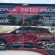 Mitsubishi Xforce spotted again in Malaysia on the back of a roving truck – nationwide tour until March 15