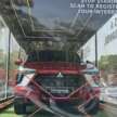 Mitsubishi Xforce spotted again in Malaysia on the back of a roving truck – nationwide tour until March 15