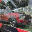 Mitsubishi Xforce spotted again in Malaysia on the back of a roving truck – nationwide tour until March 15