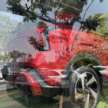 Mitsubishi Xforce spotted again in Malaysia on the back of a roving truck – nationwide tour until March 15