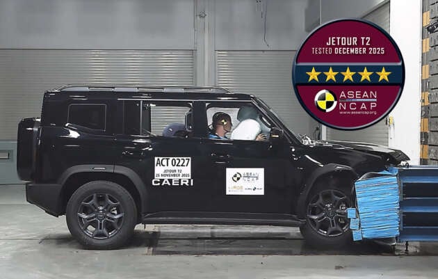 Jetour T2 secures five-star ASEAN NCAP safety rating, report says CKD, two variants, ADAS top variant only?