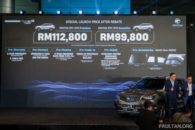2026 Proton X70 MC3 launched – 1.5T 4-cyl engine; no more sunroof, Nappa leather; priced from RM99,800, Executive and Premium only, prices drop by RM4,000, New 1.5 litre i-GT turbo four-cylinder engine is quieter, more efficient, Proton ride and handling tuning, Same design inside and out, minor spec downgrades for Premium, ADAS and BLIS still only on Premium