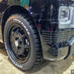 Mitsubishi Delica Mini x Dali with DAMD at Tokyo Auto Salon – classic Pajero face, retro-patterned upholstery