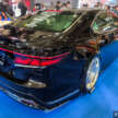 NATS Vellfire Sedan at 2026 Tokyo Auto Salon – Lexus LS460 with Vellfire face and tail lamps, air suspension
