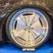 NATS Vellfire Sedan at 2026 Tokyo Auto Salon – Lexus LS460 with Vellfire face and tail lamps, air suspension