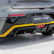 Geely EX2 bodykit shown in Thailand – the Proton eMas 5 EV twin gets dressed up in various styles