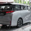 2026 Toyota Vellfire Hybrid in Malaysia – full gallery of petrol-electric MPV with 250 PS, Alphard kit, RM550k