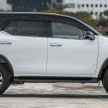 2026 Toyota Fortuner spied – based on new Hilux, heavy facelift with carryover body structure