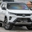 2026 Toyota Fortuner spied – based on new Hilux, heavy facelift with carryover body structure