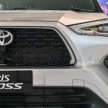 Toyota Yaris Cross launched in Malaysia – 1.5L NA and Hybrid, higher spec than Perodua Traz, from RM100k
