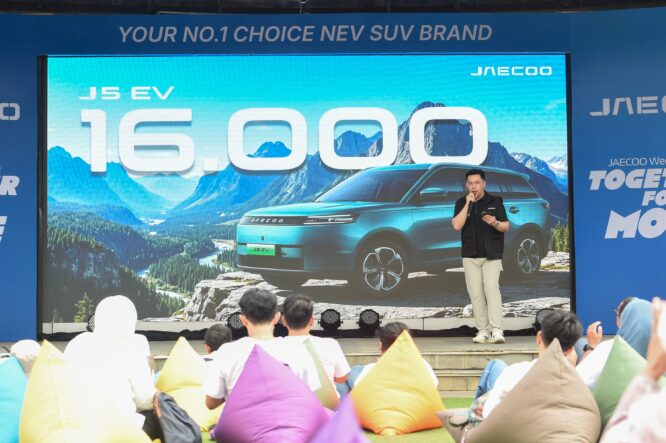 Hingga April 2026, sebanyak 16.000 unit JAECOO J5 EV telah dikirimkan kepada konsumen di Tanah Air.