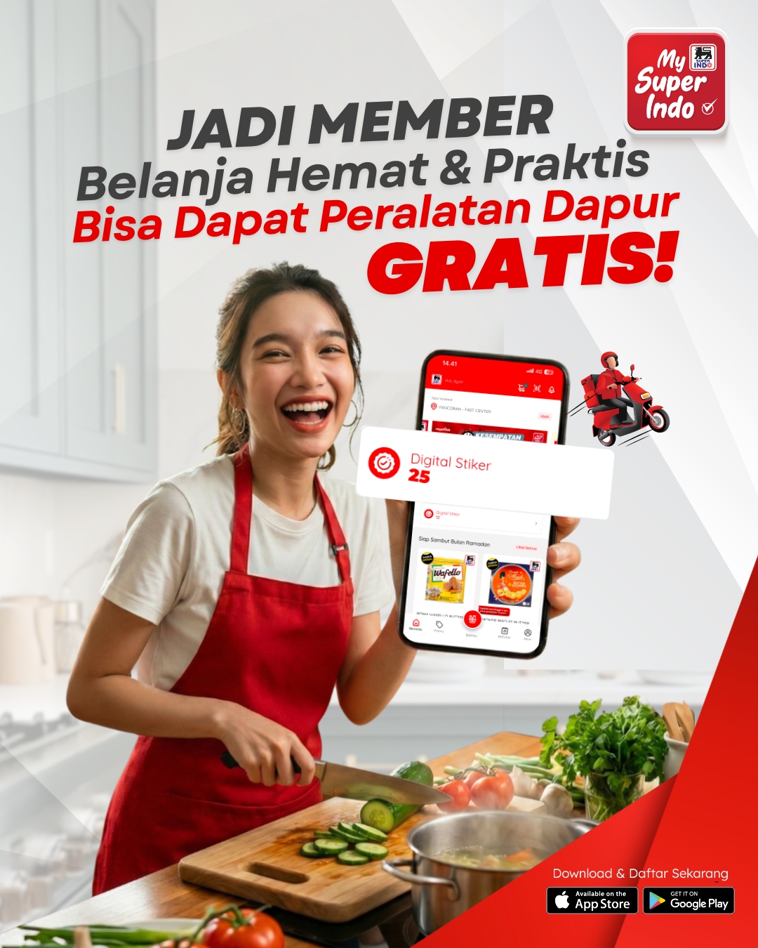 Super Indo, Promo Super Indo Hari Ini 29 Januari - 4 Februari 2026, Diskon Menarik Beragam Produk, Super Indo - Gratis Peralatan Dapur untuk Member MySuperIndo, Super Indo - Ayam Panggang Siap Makan, Super Indo - Diskon Abon Daging Sapi, Super Indo - Diskon hingga 15 persen Cokelat, Super Indo - Diskon 25 persen Beng-Beng Share It, Super Indo - Diskon Bahan Cemilan Weekend, Super Indo - Harga Spesial Cremona Chocolate Wafer, Super Indo - Diskon 20 persen Aneka Buah Kaleng, Super Indo - Diskon Biskuit Regal Marie &amp; Monde Butter Cookies, Super Indo - Diskon Produk Pembersih Wipol &amp; SOS, Super Indo - Diskon Buah Naga Merah, Super Indo - Diskon Aneka Bumbu Imlek, Super Indo - Diskon Kue Keranjang Imlek, Super Indo - Diskon Rp 248.500 Apel Fuji Gift 8's, Super Indo - Diskon Produk Kecantikan, Super Indo - Diskon Bumbu Dapur Hingga 15 persen, Super Indo - Diskon Aneka Tepung dan Bumbu, Super Indo - Diskon 25 persen Sosis Fiesta &amp; Bernardi, Super Indo - Diskon Granola &amp; Granola Chips hingga 20 persen, Super Indo - Diskon Member Kurma Khalas &amp; Khenaizi, Super Indo - Diskon hingga 20 persen untuk produk olahan udang, Super Indo - Diskon hingga 40 persen untuk Pepsodent dan Total Care