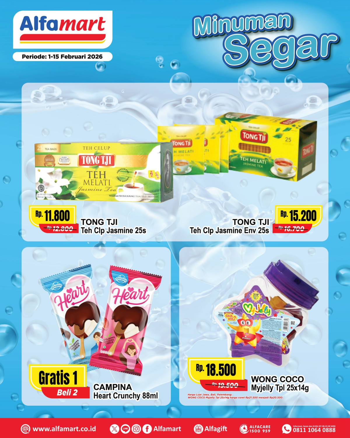 Alfamart, Promo Alfamart Hari Ini 1-15 Februari 2026, Diskon Minuman dan Popok