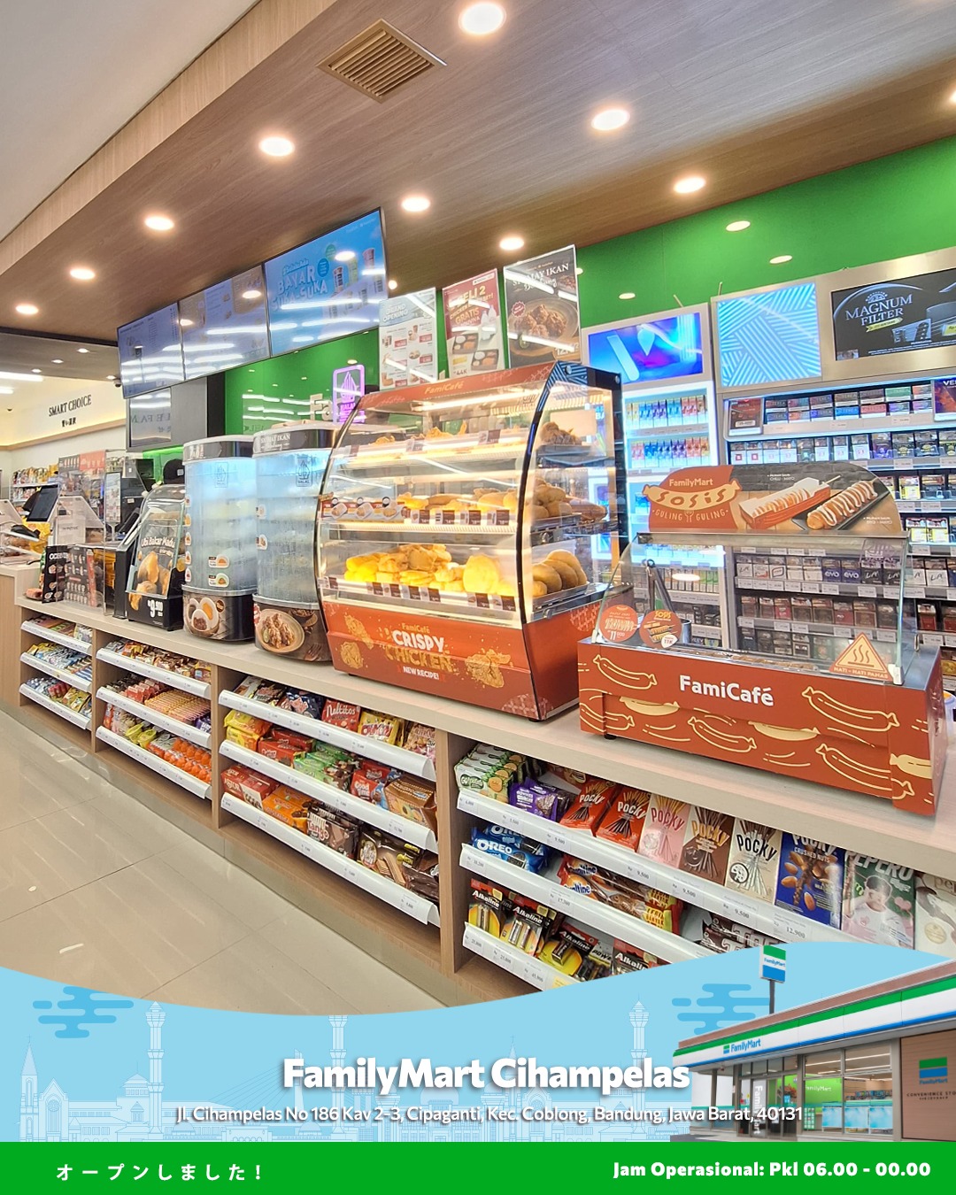 FamilyMart, Bandung, Cihampelas, FamilyMart Cihampelas, Promo FamilyMart Hari Ini sampai 28 Februari 2026, Ada Beli 1 Gratis 1, FamilyMart - Grand Opening Diskon &amp; Beli 1 Gratis 1, FamilyMart - Diskon Aneka Snack &amp; Minuman, FamilyMart - Grand Opening Diskon &amp; Beli 1 Gratis 1, FamilyMart - Diskon FAMICAFE DRINKS, FamilyMart - Grand Opening Diskon Berbagai Produk