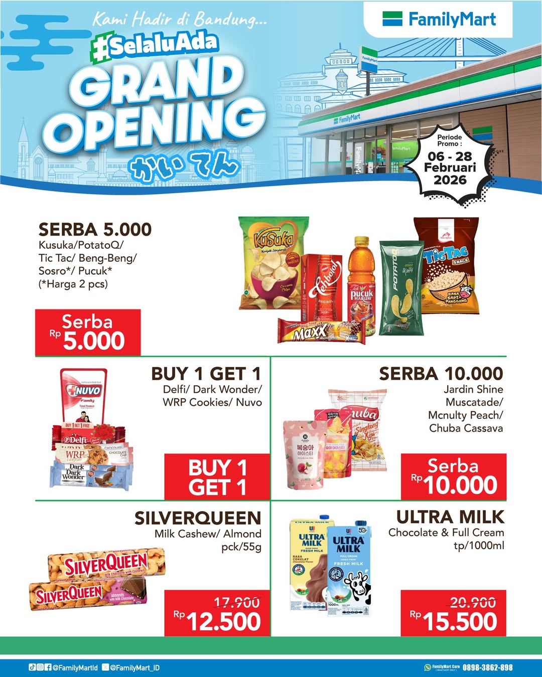 FamilyMart, Promo FamilyMart Hari Ini hingga 28 Februari, Ada Diskon hingga 50 Persen