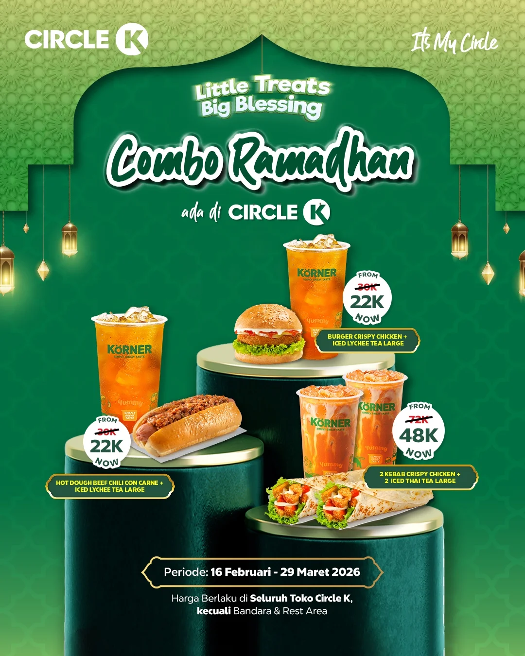 Circle K, Promo Circle K Hari Ini 16 Februari - 29 Maret 2026, Nikmati Combo Ramadhan dengan Harga Khusus