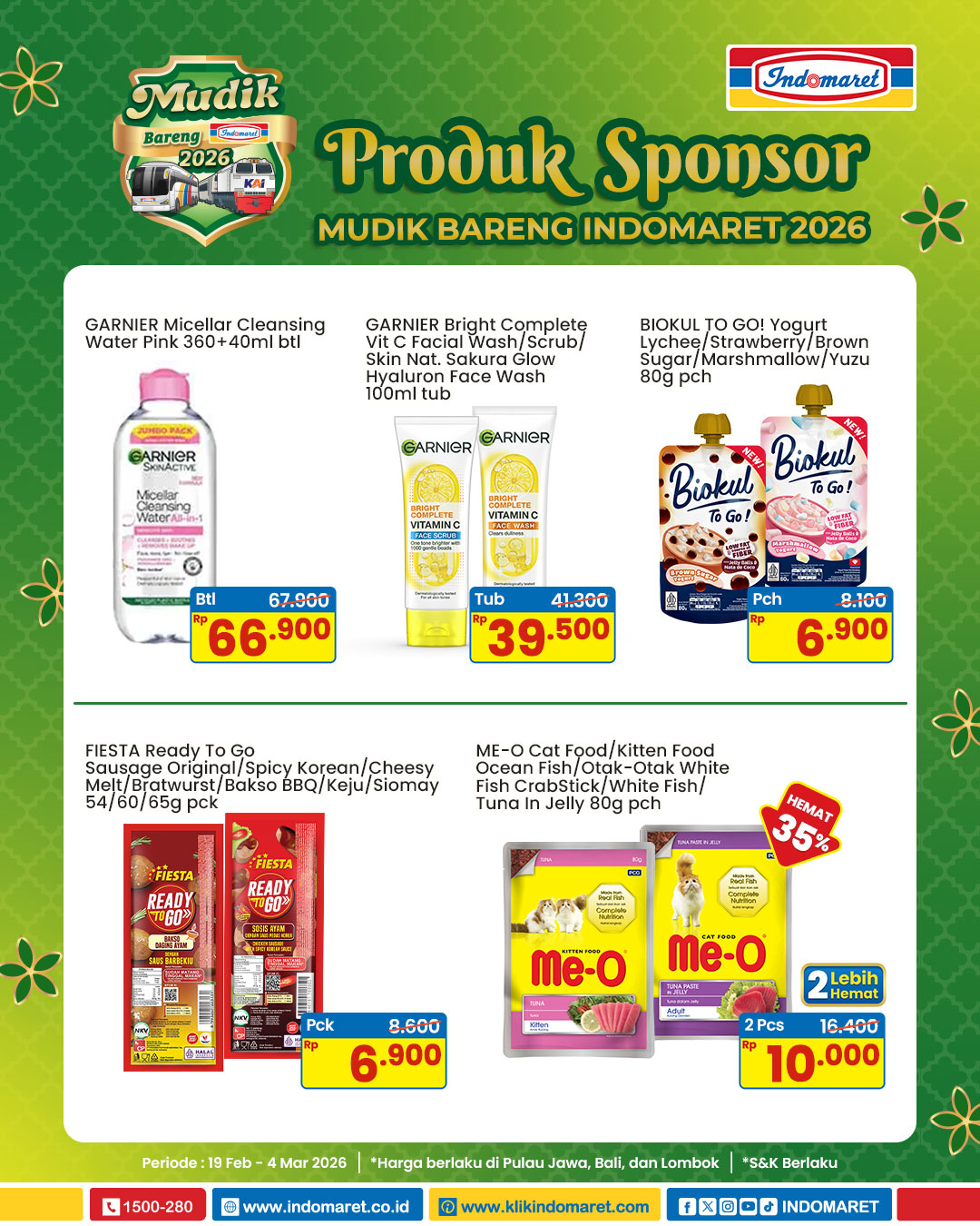 Indomaret, Promo Indomaret hingga 4 Maret 2026, Diskon sampai 40 Persen untuk Produk Sehari-hari, 1. Indomaret - Diskon Super Hemat Private Label &amp; Kebutuhan Lain, 2. Indomaret - Diskon Tebus Murah &amp; Ekstra Diskon E-wallet, 3. Indomaret - Diskon Super Hemat Kebutuhan Pribadi &amp; Rumah, 4. Indomaret - Cashback Rp 5.000, 5. Indomaret - Diskon Promo 7 Hari, 6. Indomaret - Super Hemat Diskon hingga 40%, 7. Indomaret - Undian Berhadiah &amp; Tukar Stamp Nestle, 8. Indomaret - Diskon ARNON Roti Manis Cream Meises, 9. Indomaret - Loyalty Program SOS FAIR, 10. Indomaret - Diskon Sayur Hingga 30%