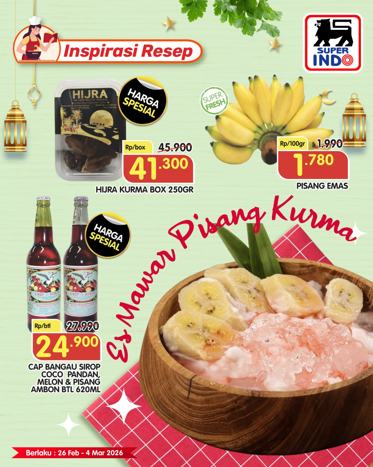 promo Superindo, Superindo, promo Superindo hari ini, Promo Superindo Awal Maret 2026, Produk Sehari-hari Diskon hingga 45 Persen, 1. Diskon Aneka Takjil Buka Puasa, 2. Diskon Indomilk Kental Manis, 3. Diskon Hampers Lebaran, 4. Diskon Wafer dan Cookies, 5. Diskon Aneka Biskuit Kaleng, 6. Diskon Bahan Masakan Buka Puasa, 7. Diskon Bawang Putih hingga Beras, 8. Diskon Betadine Feminine Hygiene &amp; Obat Kumur