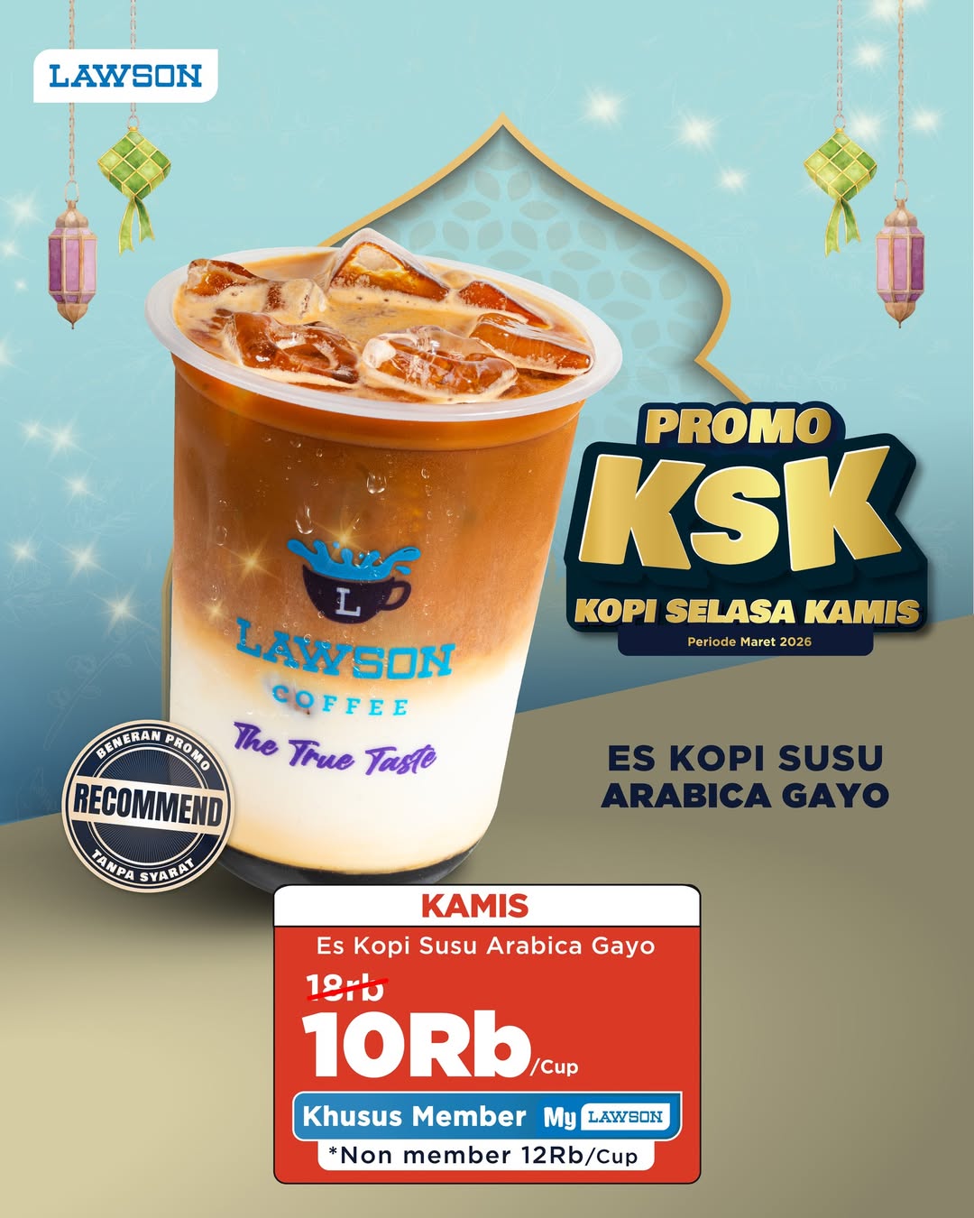 Promo Lawson Station Maret 2026, Ada Diskon Es Kopi Susu Arabica Gayo