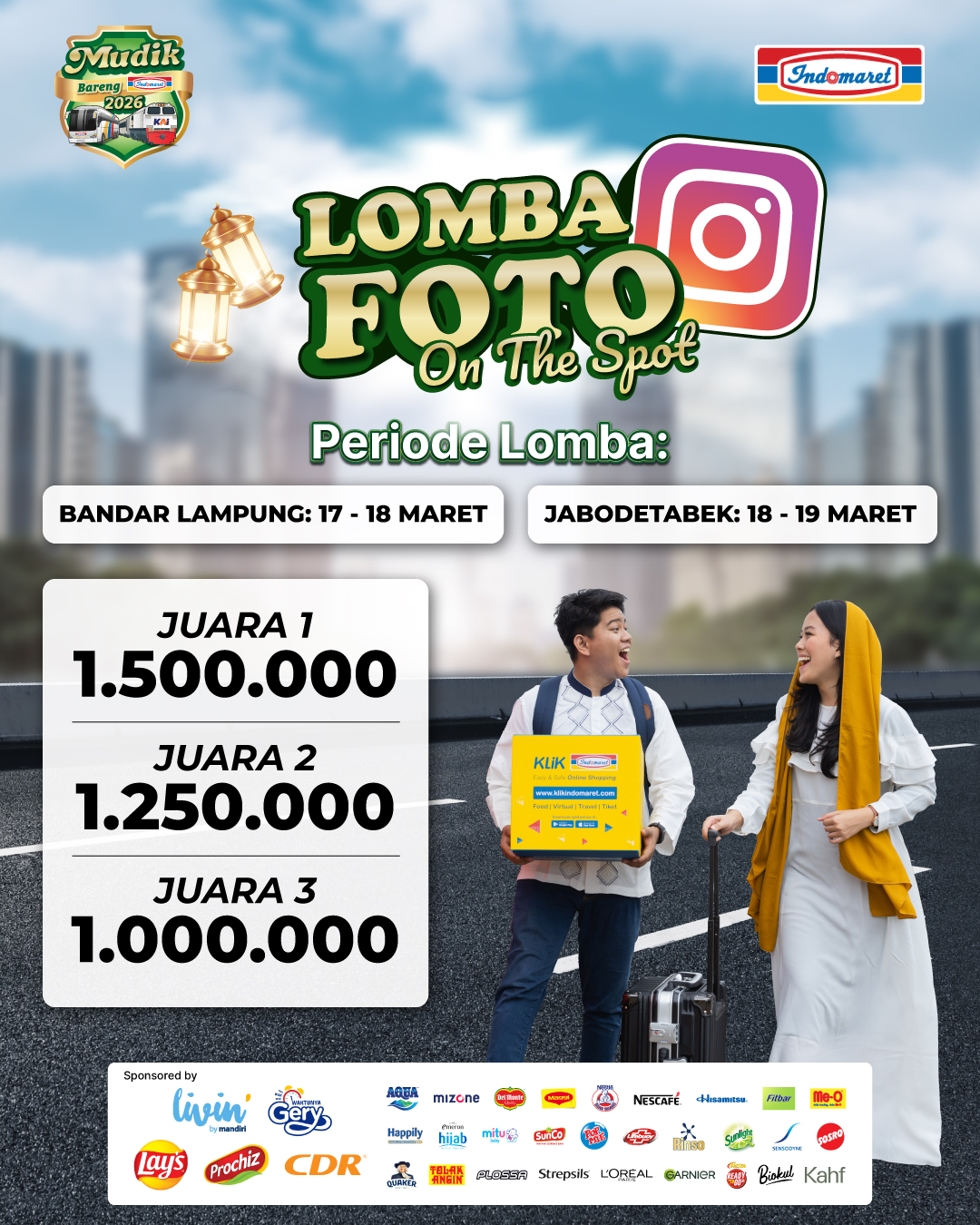 Indomaret, Promo Indomaret 14-18 Maret 2026, Khong Guan Biskuit Jadi Rp 95.900, Indomaret - Lomba Foto Mudik Bareng dengan Hadiah Uang Tunai, Indomaret - Diskon Produk Fresh &amp; Healthy, Glad2Glow - Diskon Produk Skincare, Indomaret - Diskon hingga 45% untuk produk Ramadhan, Indomaret - Harga Khusus Member, Indomaret - Diskon Minyak Goreng, Indomaret - Kumpulkan Stamp Pond's &amp; Dapatkan Hadiah, Indomaret - Diskon Super Hemat Kebutuhan Pribadi &amp; Rumah, Indomaret - Tebus Murah Pouch Kosmetik Rp5.000