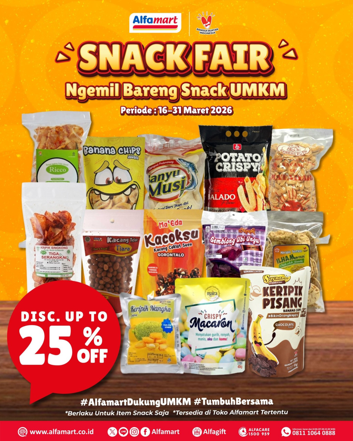 Alfamart, Promo Alfamart 16-31 Maret 2026, Diskon Kopi Kenangan Rp 7.200, Diskon hingga 25% Snack Fair UMKM, Diskon hingga 30% Private Label, Serba Gratis Beli X Gratis Y, Diskon Tebus Murah, Diskon hingga 50% Home Care Fair, Diskon hingga 30% untuk Sarapan Praktis, Diskon &amp; Beli 1 Gratis 1 untuk Kebutuhan Mudik, Diskon hingga 50% Minuman Segar, Diskon Popok Bayi