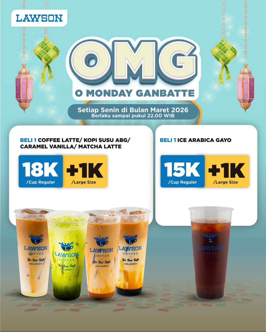 Promo Lawson Station 2-30 Maret 2026, Berbagai Varian Kopi Rp 19.000