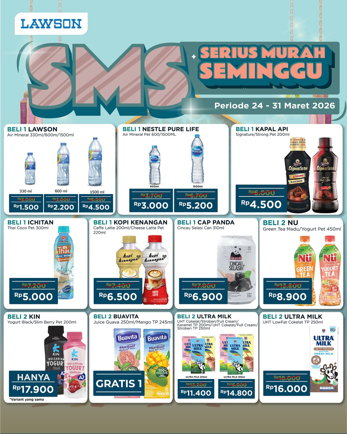 Lawson Station, Promo Lawson Station 24-31 Maret 2026, Diskon Kopi Tiap Selasa