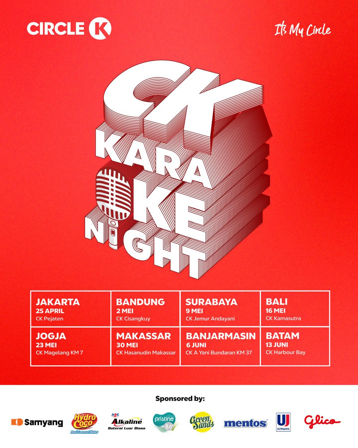 Circle K Indonesia, Promo Circle K Hari Ini 25 April 2026, Nikmati CK Karaoke Night