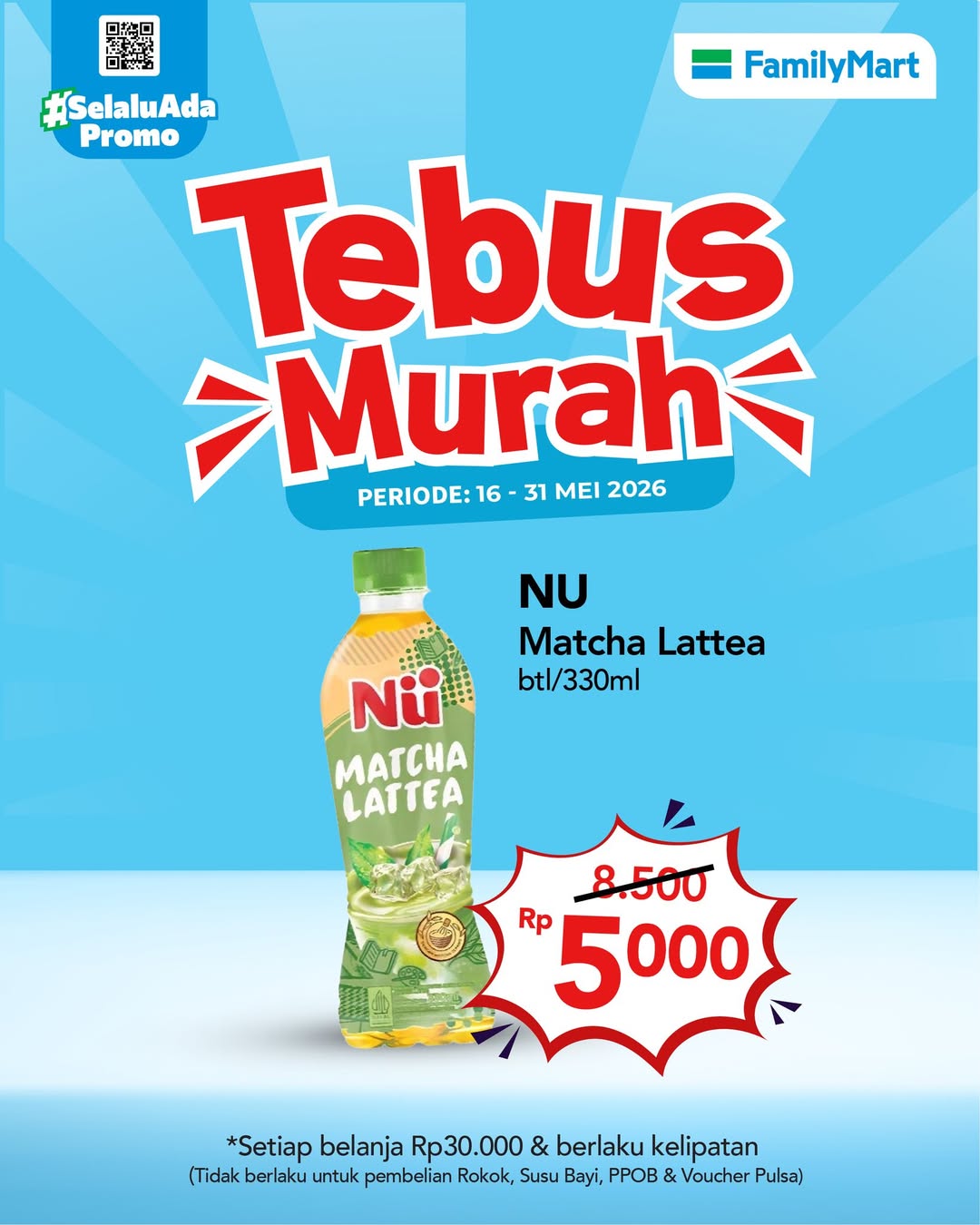FamilyMart, Promo FamilyMart Hari Ini 18 Mei 2026, Tebus Murah Nu Matcha Lattea