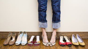 Ilustrasi sepatu wanita