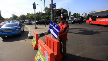 Gladi HUT RI ke-80, Rekayasa Lalin Dilakukan di Sekitar Monas Hari Ini dan Besok