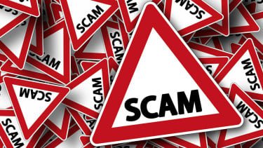 Ilustrasi scammer.