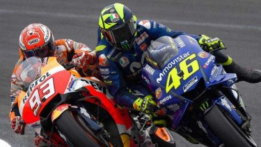 Marc Marquez Kembali Sentil Valentino Rossi Soal Gelar