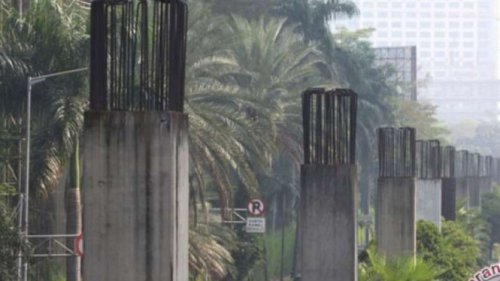 Tiang Monorel yang Mangkrak Bakal Dibongkar, Pramono Bersurat ke Adhi Karya