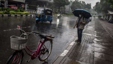 Prakiraan Cuaca BMKG: Jakarta Berpotensi Diguyur Hujan Sepanjang Hari Ini