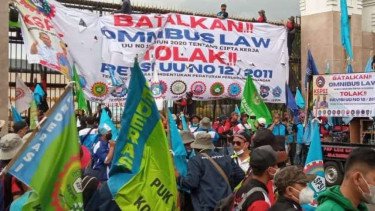 Besok DPR Dikepung Buruh, 4.500 Polisi-TNI Dikerahkan!