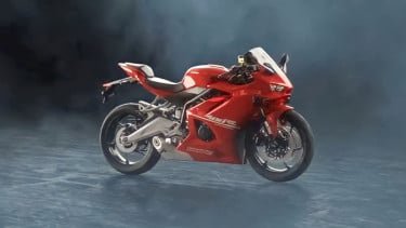 Ilustrasi gambar motor sport Kove 400RR