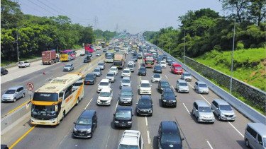Tol Japek Padat, Contraflow Kini Berlaku dari KM 47 sampai KM 70