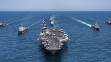 Gugus Tempur AS di Timur Tengah Siaga Satu Serang Iran Akhir Pekan Ini