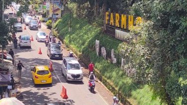 Lembang Mulai Padat, Polisi Sampai 6 Lakukan Kali Rekayasa Lalin