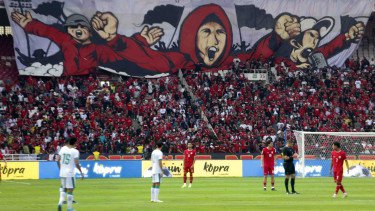 Suporter Timnas Indonesia vs Irak di Kualifikasi Piala Dunia