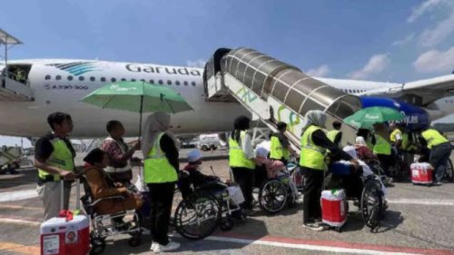 Garuda Indonesia Catat OTP Selama Penerbangan Keberangkatan Haji 2025 Mencapai 96,4 Persen