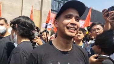 Ikut Demo di DPR, Andovi da Lopez: Teman-teman Artis, Influencer Jangan Diem Doang!