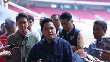 Temui Menkum, Erick Thohir Pastikan Lagu Indonesia Raya di Laga Timnas Tak Kena Royalti
