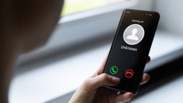 ilustrasi spam call.
