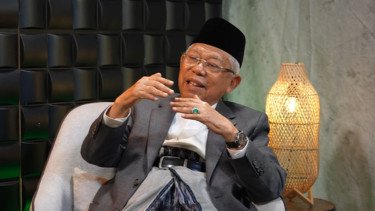 Ma&rsquo;ruf Amin Jadi Khatib Salat Id di Balai Kota Jakarta